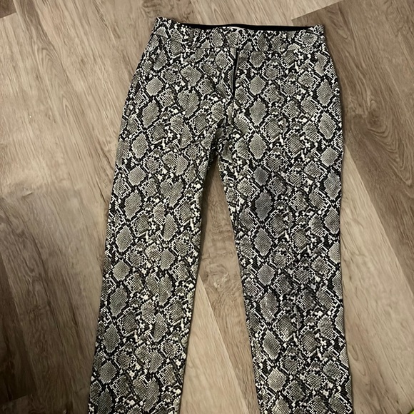 Zara Faux Snakeskin Pants - Picture 1 of 5